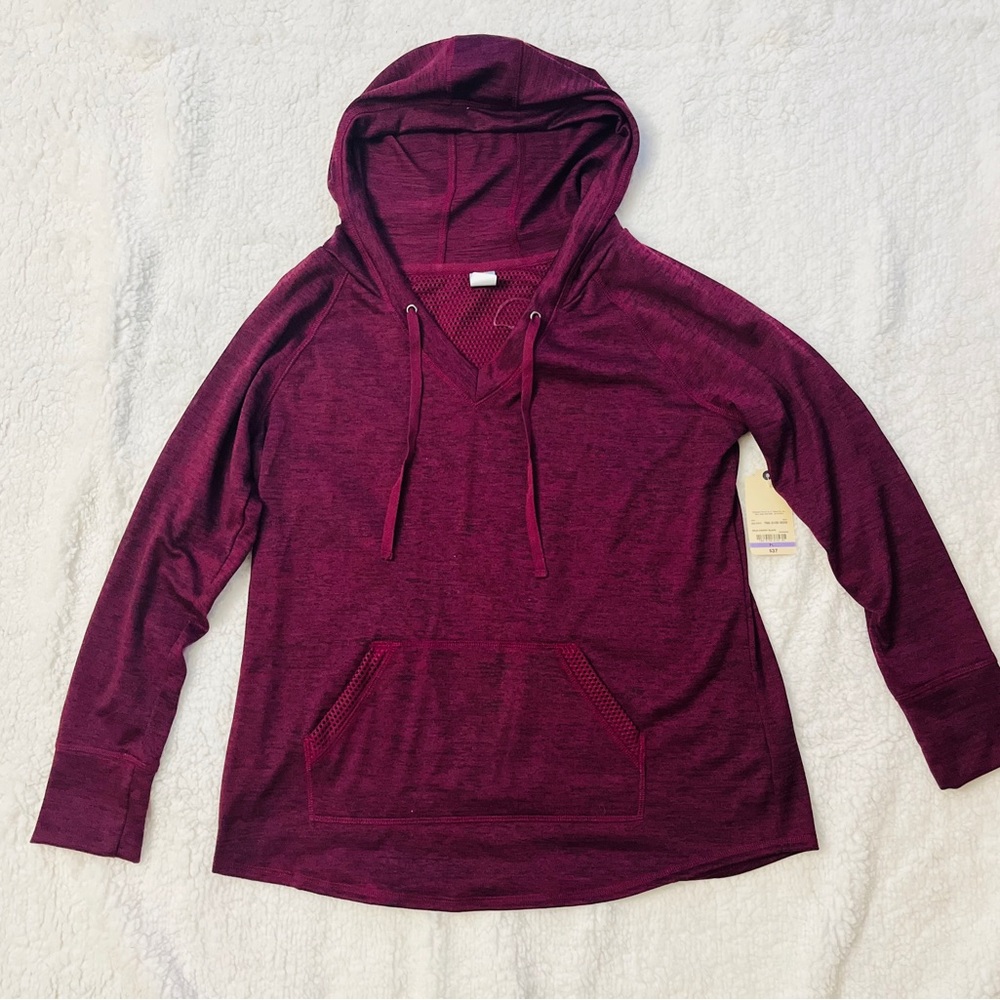 St Johns Bay Active Wear Long Sleeve With Hood